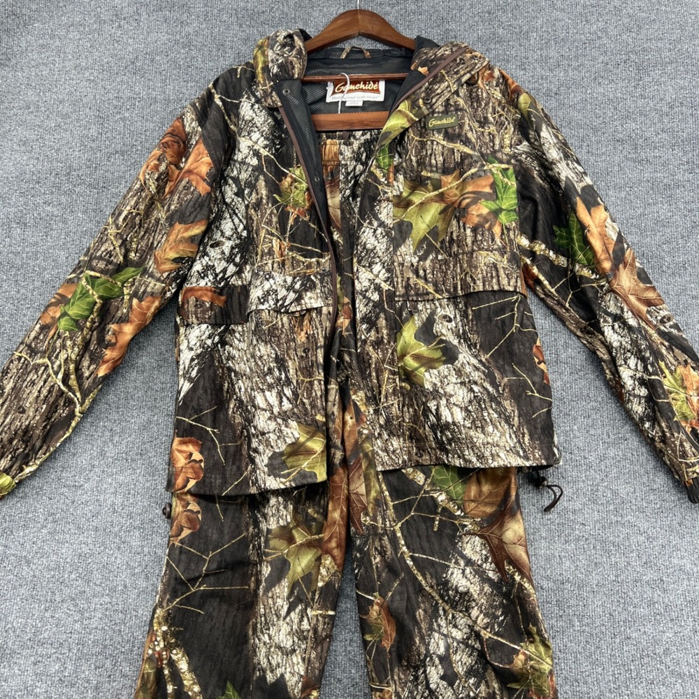 Gamehide Hunting Jacket Pant Set Mens L Brown Mossy Oak Camo Tactical Gorpwear